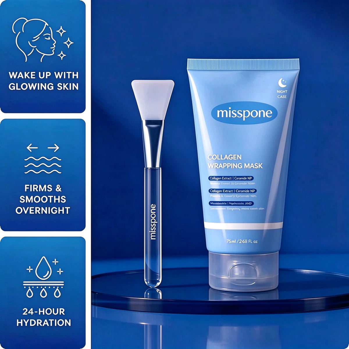 Misspone Overnight Wrapping Mask