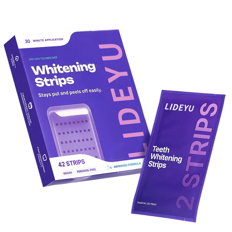 Makelune Dual-Action Whitening Strips — PAP Deep Whitening + Purple Color-Correcting