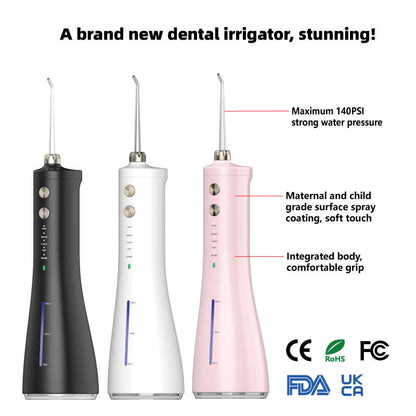 W1 Cordless Water Flosser with UV Sterilization – 5 Modes, 300ml Oral Irrigator