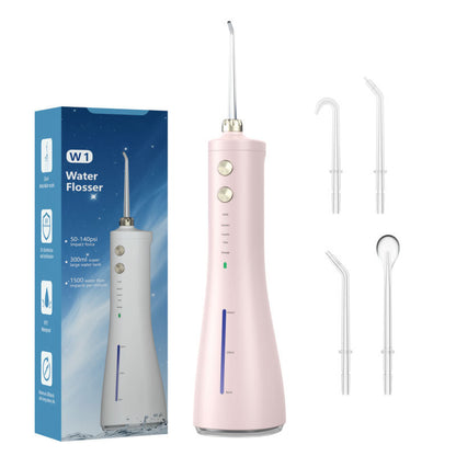 W1 Cordless Water Flosser with UV Sterilization – 5 Modes, 300ml Oral Irrigator