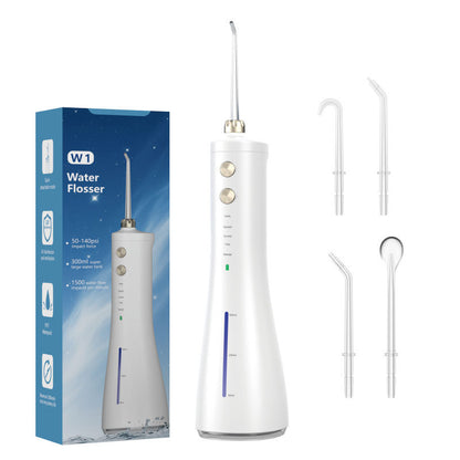 W1 Cordless Water Flosser with UV Sterilization – 5 Modes, 300ml Oral Irrigator